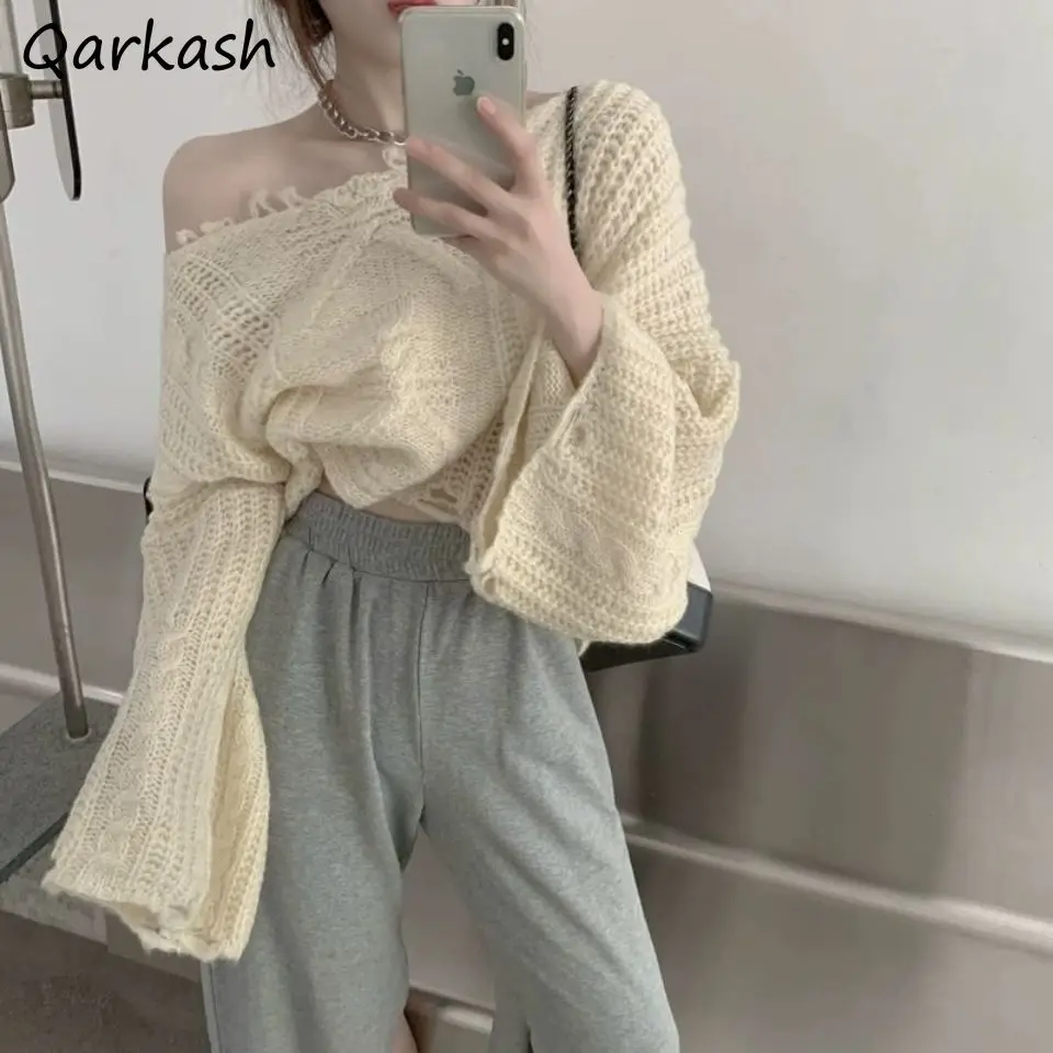 Pullovers Women Various Colors Fashion Ulzzang Sexy Ladies Knitting Retro Lovely Sweater Basic Clothing Autumn Streetwear Solid
Pullovers Women Various Colors Fashion Ulzzang Sexy Ladies Knitting Retro Lovely Sweater Basic Clothing Autumn Streetwear Solid
