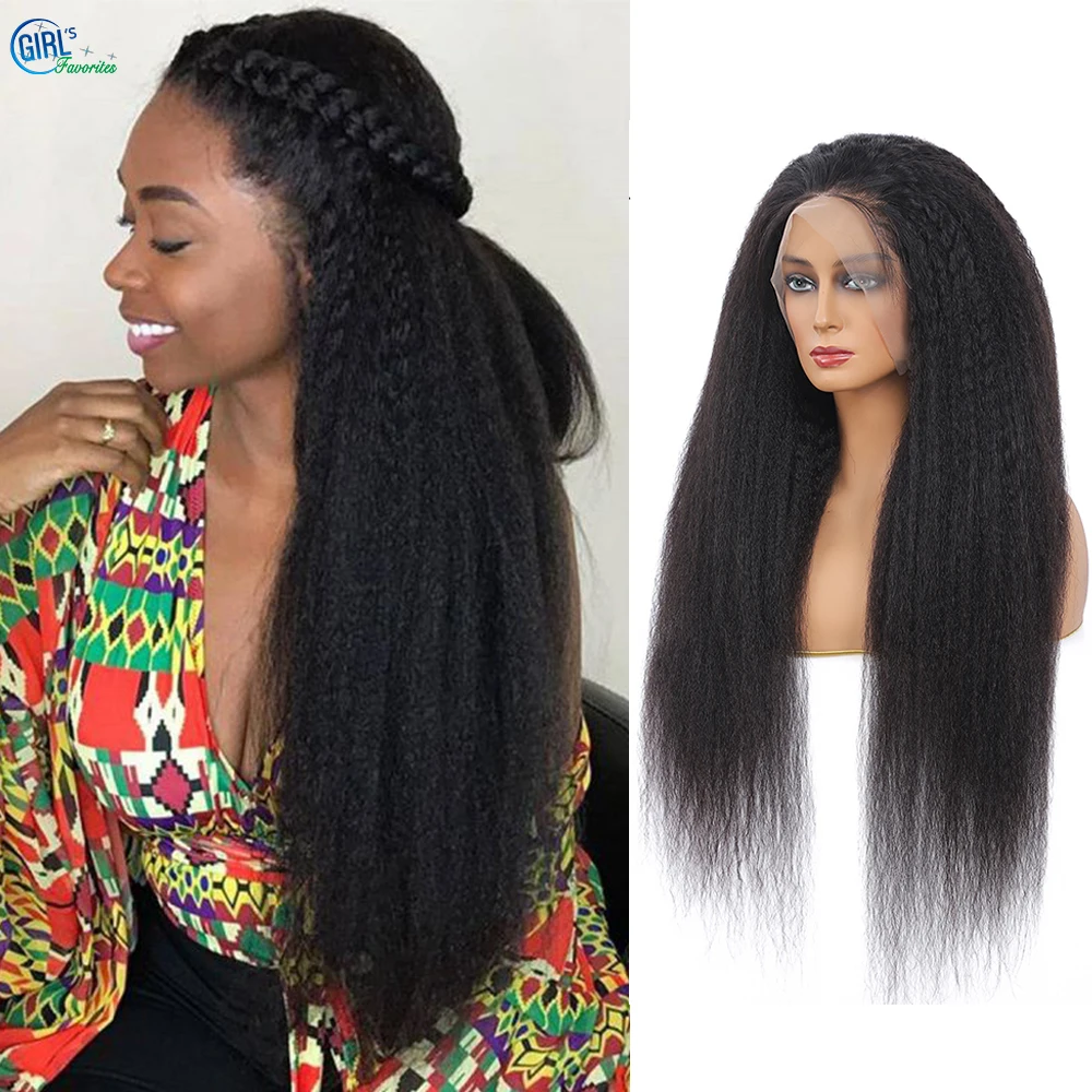 Raw Indian Yaki Straight Lace Front Wigs 13x4 Lace Frontal Wig Pre Plucked Human Hair 30 Inch HD Transparent Lace Wigs
Raw Indian Yaki Straight Lace Front Wigs 13x4 Lace Frontal Wig Pre Plucked Human Hair 30 Inch HD Transparent Lace Wigs