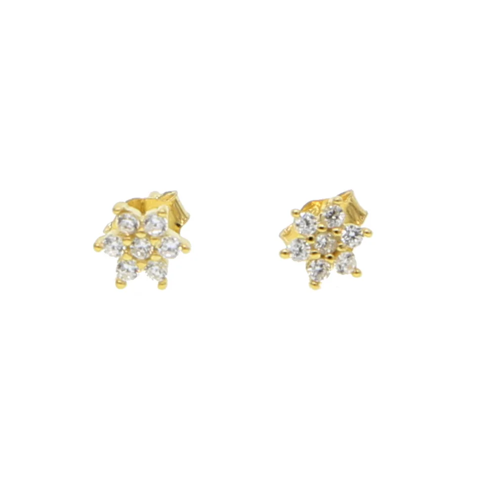New mini Fashion 925silver Fine Jewelry Delicate Elegant Temperament flower star cz elegant Gold Earring drops For Women
New mini Fashion 925silver Fine Jewelry Delicate Elegant Temperament flower star cz elegant Gold Earring drops For Women