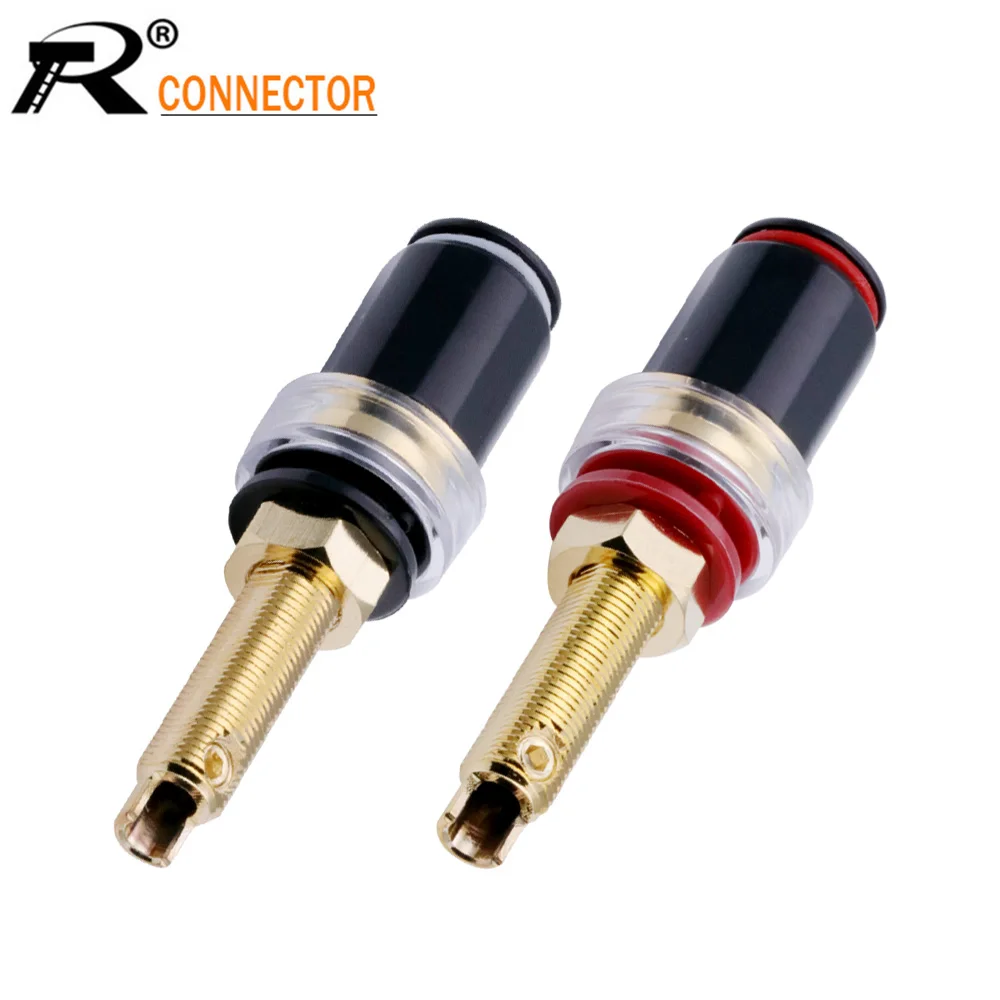 50mm Pure Copper Gold-Plated HIFI Speaker Terminal Blocks Amplifier Audio Banana Jack Socket Connectors for Hi-Fi Audio Systems
50mm Pure Copper Gold-Plated HIFI Speaker Terminal Blocks Amplifier Audio Banana Jack Socket Connectors for Hi-Fi Audio Systems