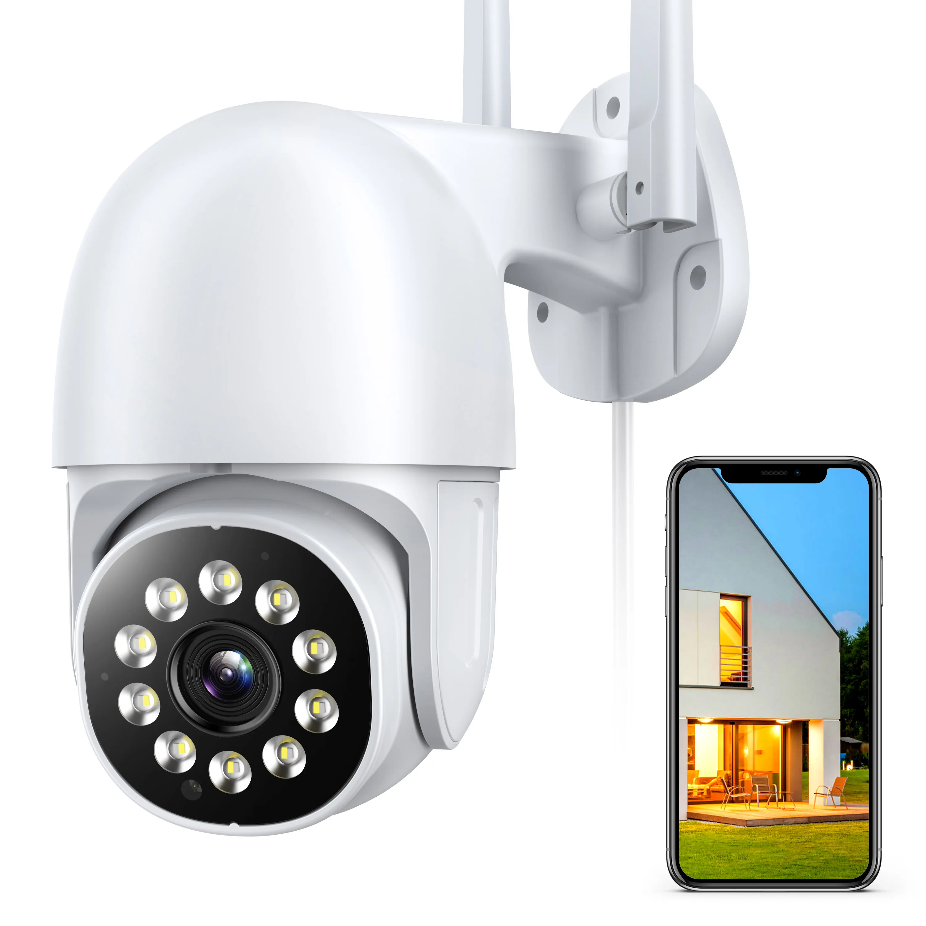 IP-камера Tuya, 3 Мп, HD, умный дом, 4-кратный зум, автоматическое отслеживание, PTZ-камера, ИК/цветная, ночное видение, видеонаблюдение, Wi-Fi
IP-камера Tuya, 3 Мп, HD, умный дом, 4-кратный зум, автоматическое отслеживание, PTZ-камера, ИК/цветная, ночное видение, видеонаблюдение, Wi-Fi