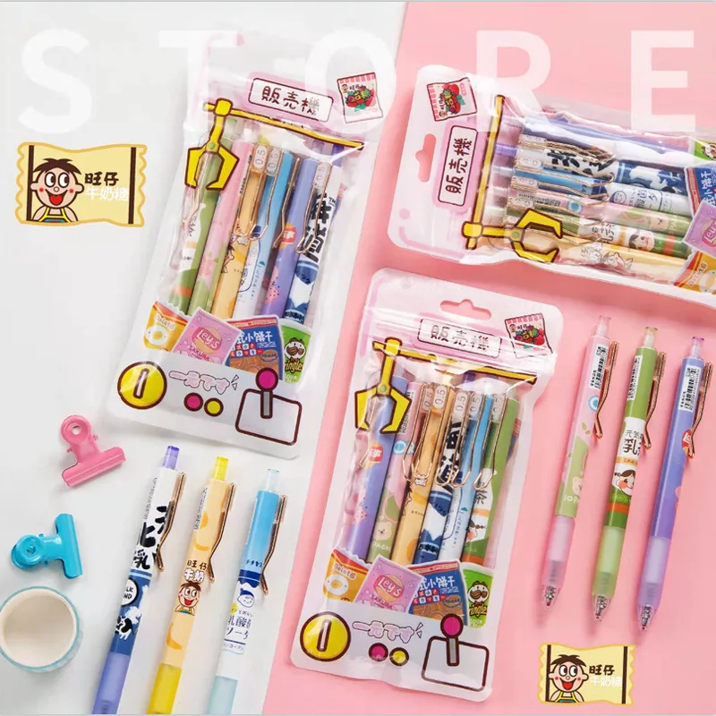 30 pcs/lot Kawaii Snack Gel Pen Set Cute 0.5mm black ink Signature Pen School Office writing Supplies Promotional Gift
30 pcs/lot Kawaii Snack Gel Pen Set Cute 0.5mm black ink Signature Pen School Office writing Supplies Promotional Gift