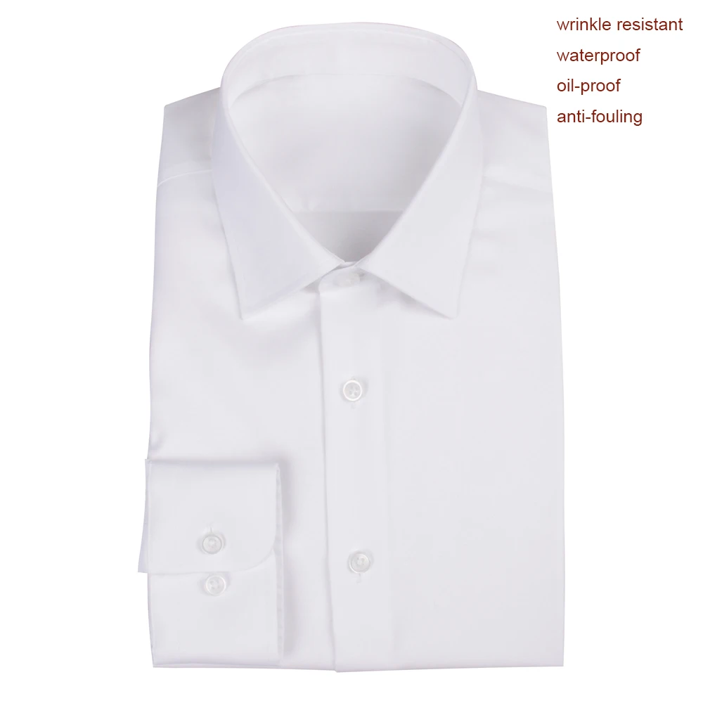 Luxury Stretch Cotton Dress Shirt Tailored Shirt White Office Custom Made Dress Shirts Waterproof, Oil-proof, Anti-fouling
Luxury Stretch Cotton Dress Shirt Tailored Shirt White Office Custom Made Dress Shirts Waterproof, Oil-proof, Anti-fouling