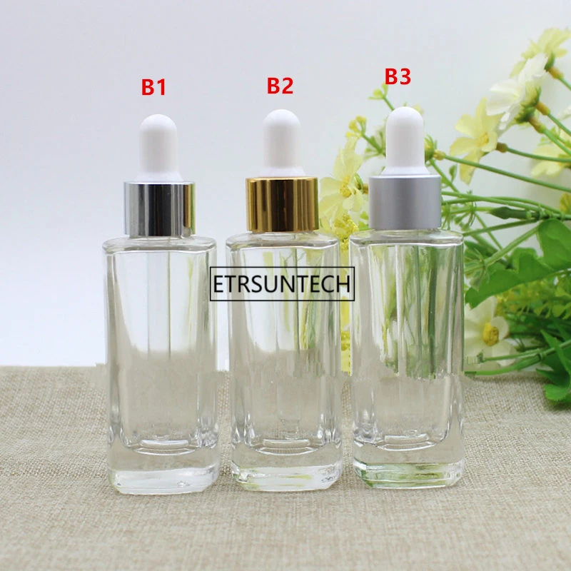 100pcs 30ml Square Clear Glass Essential Oil Bottle With Dropper Cosmetic Glass Bottle E-liquid Glass Vials F3358
100pcs 30ml Square Clear Glass Essential Oil Bottle With Dropper Cosmetic Glass Bottle E-liquid Glass Vials F3358
