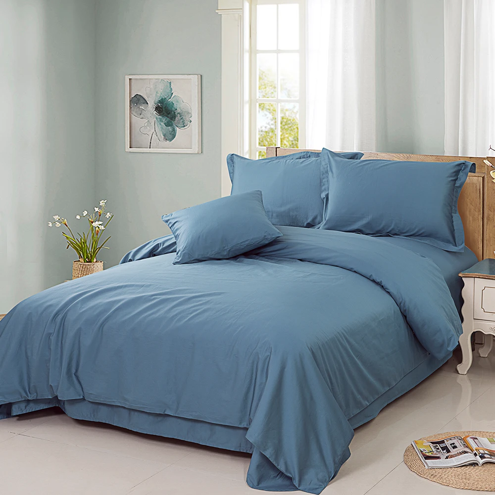 100% cotton Simple Bedding Set With Pillowcase Duvet Cover Sets Bed Sheet Single Double Queen King Size Quilt Covers Bedclothes
100% cotton Simple Bedding Set With Pillowcase Duvet Cover Sets Bed Sheet Single Double Queen King Size Quilt Covers Bedclothes