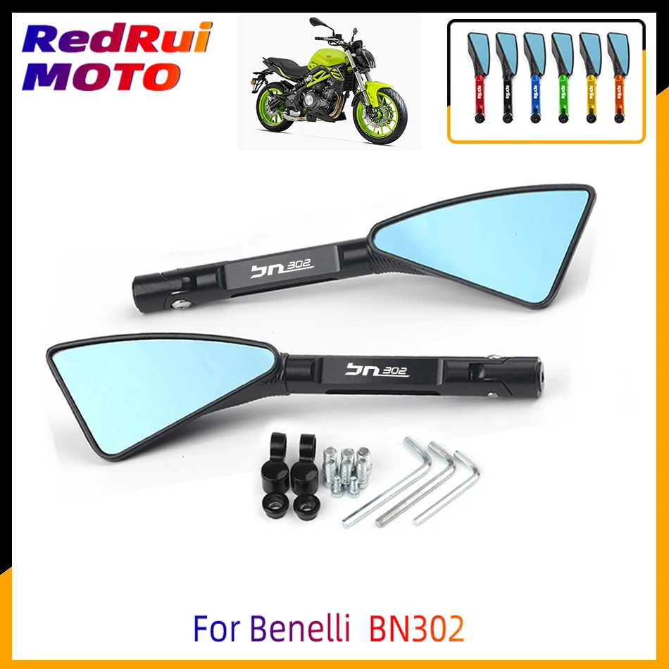 Universal With Logo 6 Colors Motorcycle CNC Aluminum 8mm 10mm Rear View Mirrors Blue Anti-glare Mirror For Benelli BN302
Universal With Logo 6 Colors Motorcycle CNC Aluminum 8mm 10mm Rear View Mirrors Blue Anti-glare Mirror For Benelli BN302