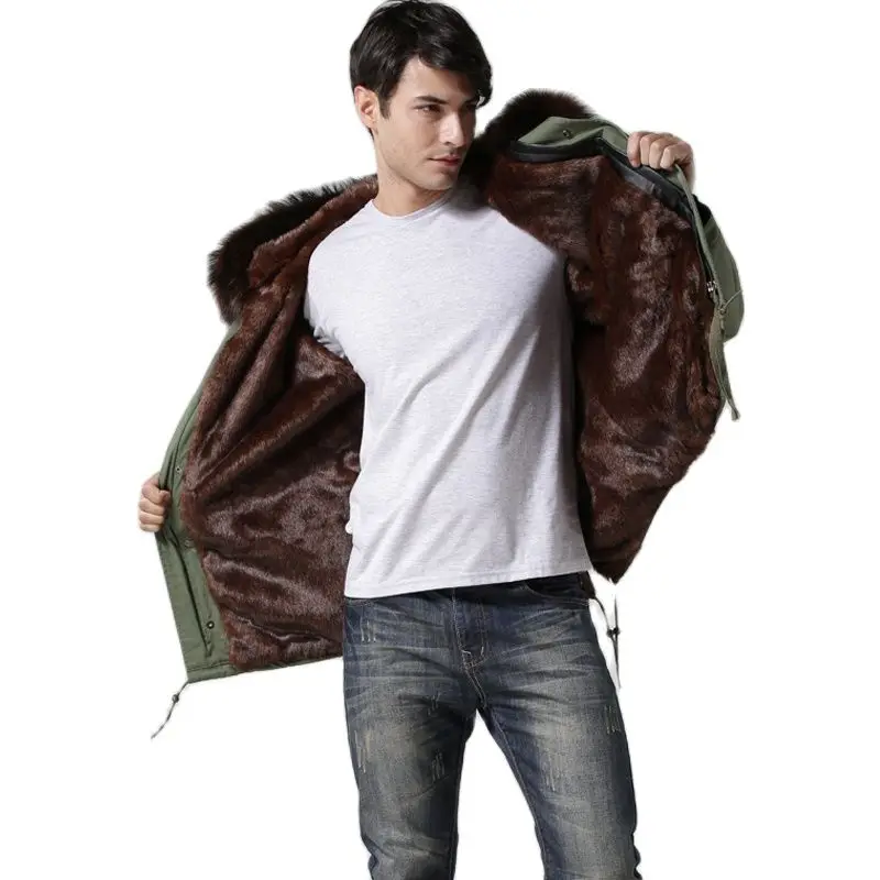 New Jacket Winter Brown Fur Coat Thicken Slim Real Fur Collar And Short Coat MR Winter Faux Fur Coat Plus Size L-4XL
New Jacket Winter Brown Fur Coat Thicken Slim Real Fur Collar And Short Coat MR Winter Faux Fur Coat Plus Size L-4XL