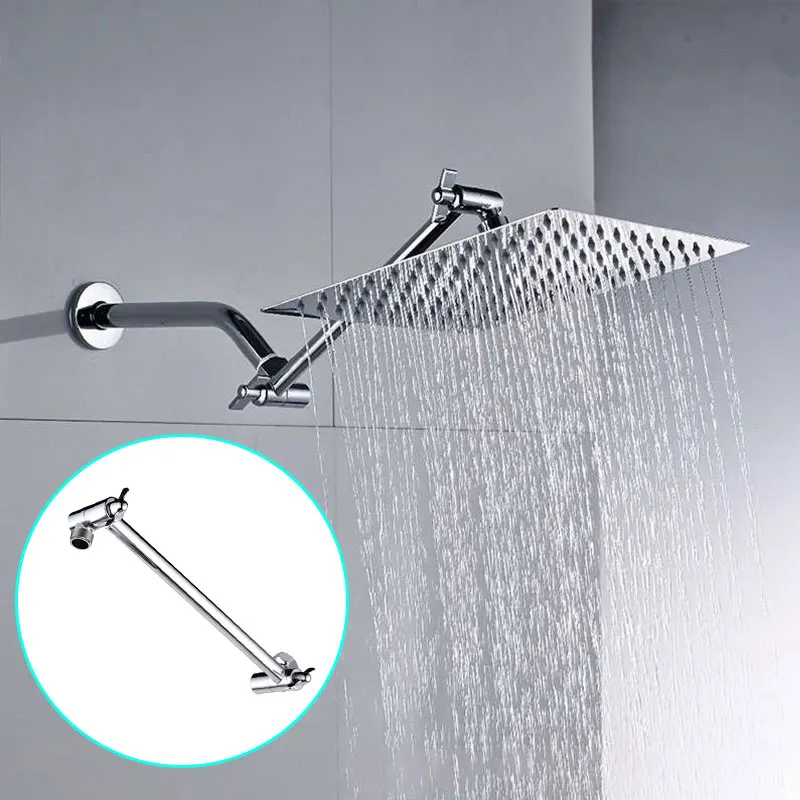Brass Shower Extension Rod shower bar Adjustable Elbow Shower Arm Bracket Toothed shower head bathroom extender for Bathroom
Brass Shower Extension Rod shower bar Adjustable Elbow Shower Arm Bracket Toothed shower head bathroom extender for Bathroom