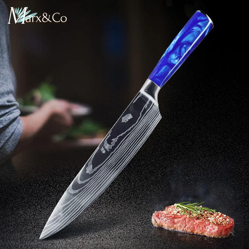 Chef Knife Santoku Knife 440C High Carbon Stainless Steel Professional Utility Bread Knife Kitchen tool
Chef Knife Santoku Knife 440C High Carbon Stainless Steel Professional Utility Bread Knife Kitchen tool