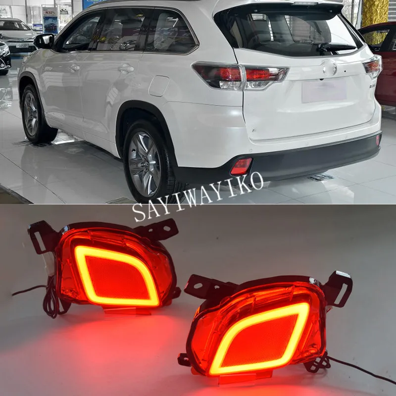 2PCS For Toyota Highlander 2015 2016 2017 2018 Multi-functions LED Rear Bumper Light Fog Lamp Brake Light Turn Signal Light
2PCS For Toyota Highlander 2015 2016 2017 2018 Multi-functions LED Rear Bumper Light Fog Lamp Brake Light Turn Signal Light