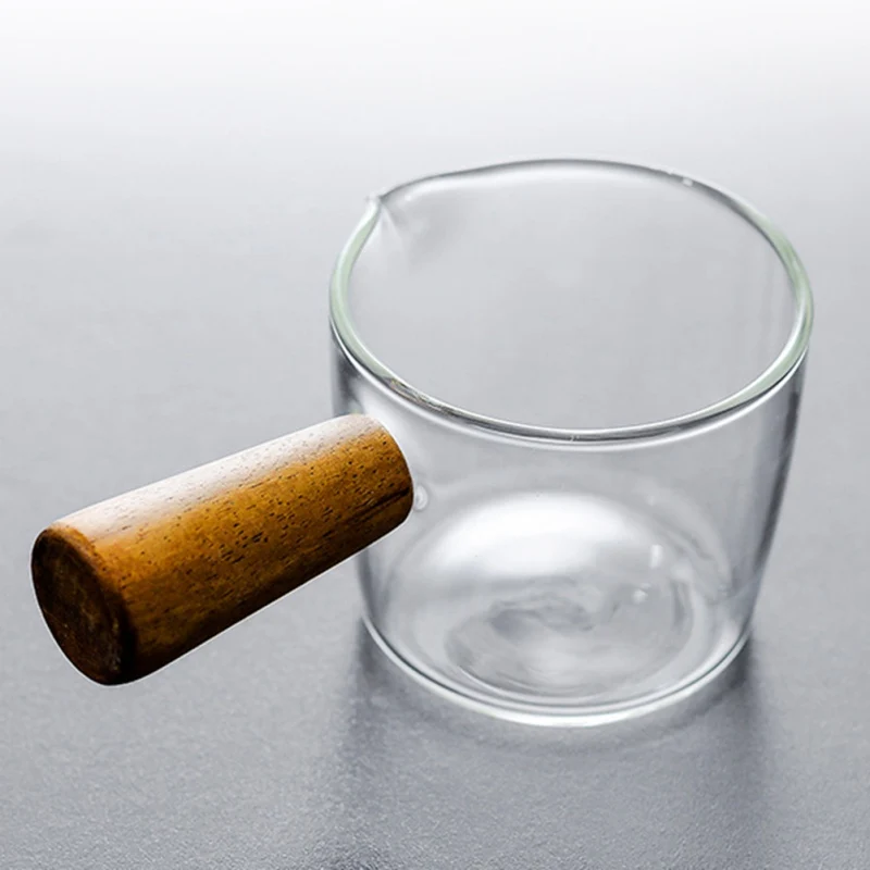 Tea Glass Cup With Wooden Handle Dish Coffee Mini Milk Cup Hand-draw Sauce Dish With Handle Glass Sauce Vinegar Snack Plate
Tea Glass Cup With Wooden Handle Dish Coffee Mini Milk Cup Hand-draw Sauce Dish With Handle Glass Sauce Vinegar Snack Plate