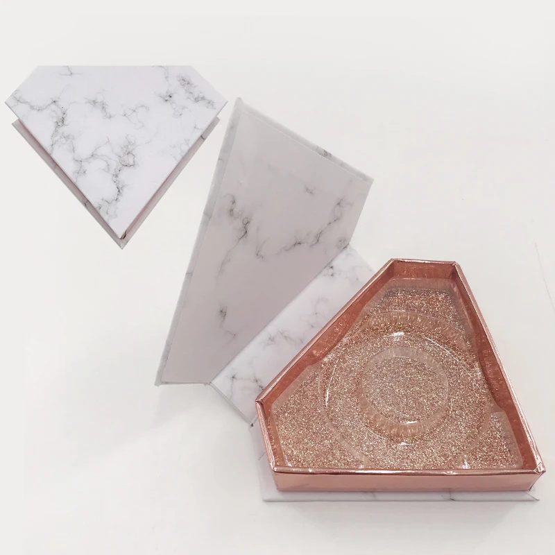 Empty Marble Lash Case Rose Gold Lash Box 3D Mink Eyelash Diamond Box 
Empty Marble Lash Case Rose Gold Lash Box 3D Mink Eyelash Diamond Box