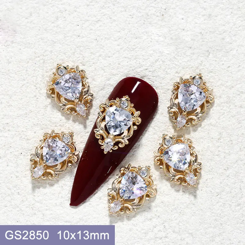 10pcs/lot GS2850 Luxury Alloy Zircon Nail Art Crystals Jewelry Gems Rhinestone Nails Accessories Supplies Decorations Charms
10pcs/lot GS2850 Luxury Alloy Zircon Nail Art Crystals Jewelry Gems Rhinestone Nails Accessories Supplies Decorations Charms