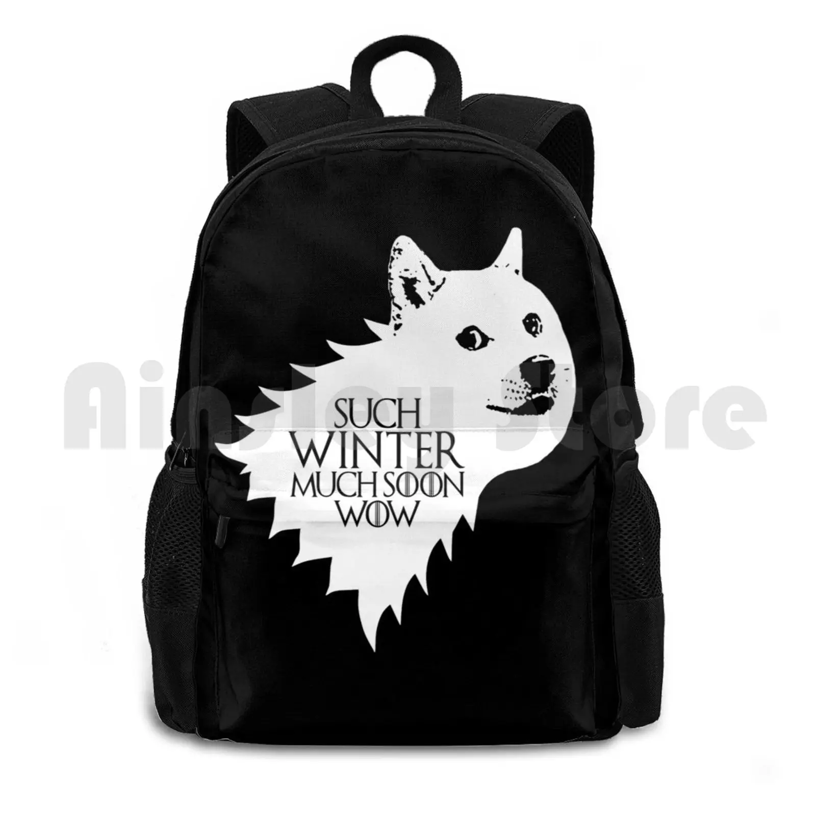 Ser Wow Of House Doge Alt-Outdoor Hiking Backpack Waterproof Camping Travel Got Doge Dog Wolf Stark Sigil North
Ser Wow Of House Doge Alt-Outdoor Hiking Backpack Waterproof Camping Travel Got Doge Dog Wolf Stark Sigil North