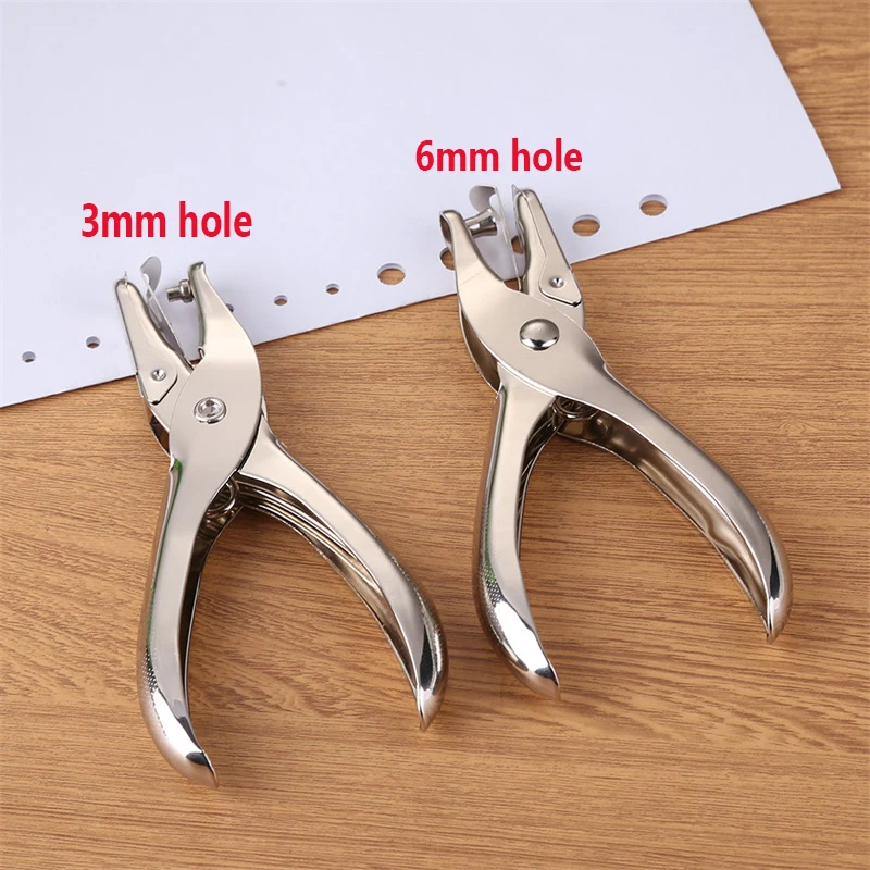 3mm/6mm Paper Punch Circle Single Hole Punches Round Brads for DIY Scrapbooking Paper Cards Cutter Tools School Office Supplies
3mm/6mm Paper Punch Circle Single Hole Punches Round Brads for DIY Scrapbooking Paper Cards Cutter Tools School Office Supplies