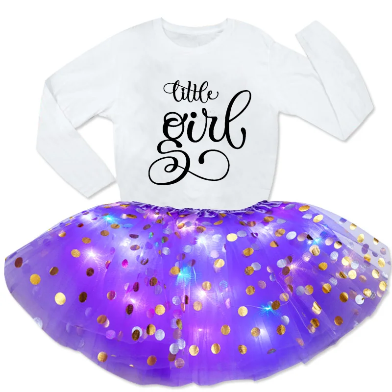 Girl Dress Sequin glow Set Birthday Party 2 Pc Light Dress+Long sleeve t Shirt kids Design Your Name and Number birthday present
Girl Dress Sequin glow Set Birthday Party 2 Pc Light Dress+Long sleeve t Shirt kids Design Your Name and Number birthday present