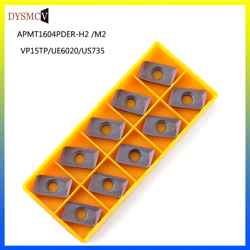 APMT1604 PDER M2/H2 VP15TF UE6020 US735 carbide milling insert indexable end milling cutter machine face milling cutting tool
APMT1604 PDER M2/H2 VP15TF UE6020 US735 carbide milling insert indexable end milling cutter machine face milling cutting tool