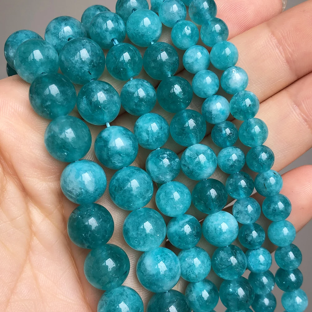 6 8 10mm Blue Amazonite Loose Stone Beads Smooth Round Spacer Beads For Jewelry DIY Making Bracelet Earrings Accessories 15''
6 8 10mm Blue Amazonite Loose Stone Beads Smooth Round Spacer Beads For Jewelry DIY Making Bracelet Earrings Accessories 15''
