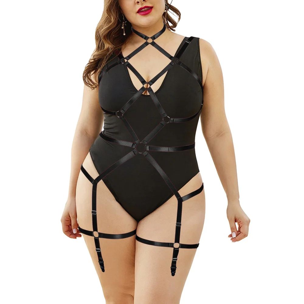 Bondage Body Sexy Harness For Busty Women Collar Accessories Garter Belt Gothic Clothes Erotic Lingerie Set Dance Rave Outfit
Bondage Body Sexy Harness For Busty Women Collar Accessories Garter Belt Gothic Clothes Erotic Lingerie Set Dance Rave Outfit