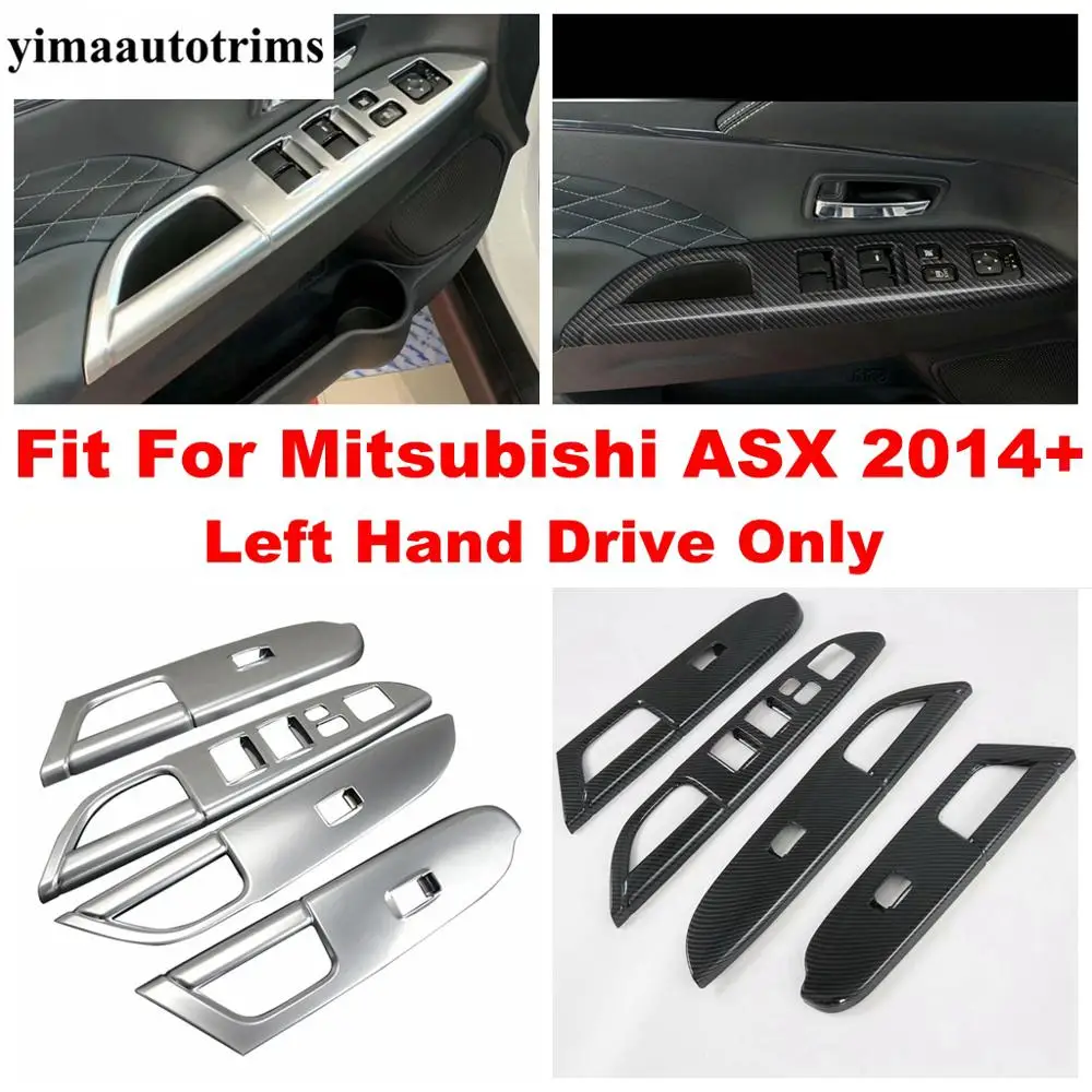 Armrest Window Lift Button Control Panel Cover Trim ABS Carbon Fiber / Matte Interior Accessories For Mitsubishi ASX 2014 - 2021
Armrest Window Lift Button Control Panel Cover Trim ABS Carbon Fiber / Matte Interior Accessories For Mitsubishi ASX 2014 - 2021