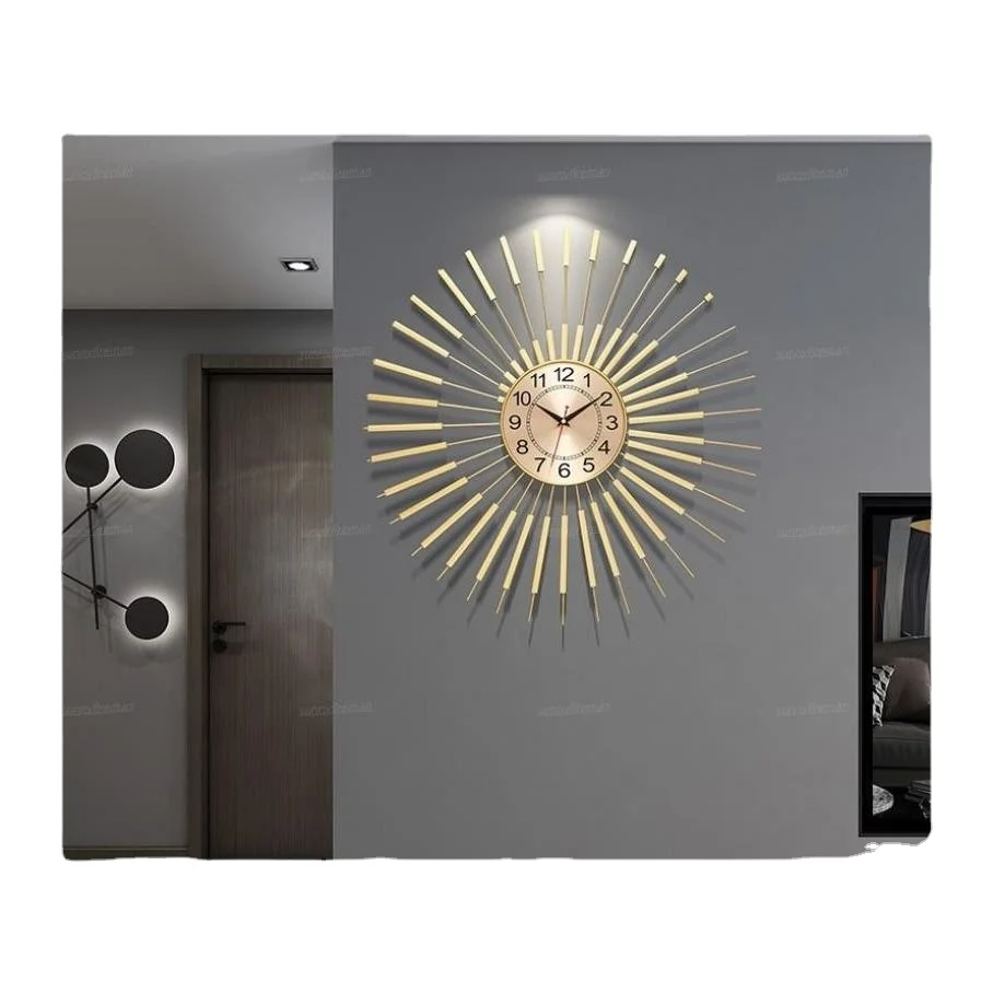 Large Golden Silent Wall Clock Modern Design Creative Silent Wall Clock Kitchen Luxury Home Decoration
Large Golden Silent Wall Clock Modern Design Creative Silent Wall Clock Kitchen Luxury Home Decoration