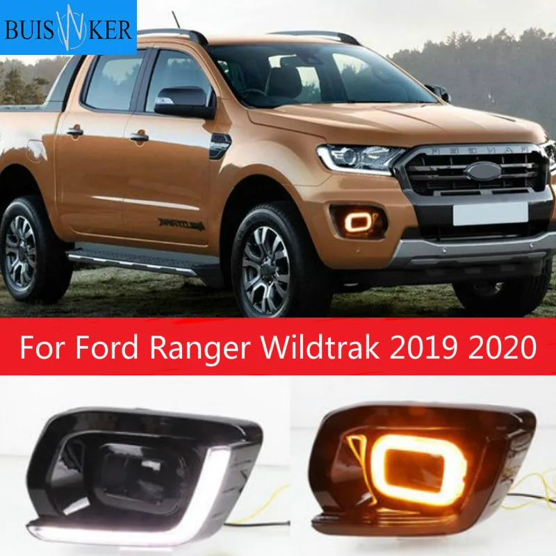 1 Pair DRL Fog Lamp LED Daytime Running Light Day Light with Turn Signal for Ford Ranger Wildtrak 2019 2020
1 Pair DRL Fog Lamp LED Daytime Running Light Day Light with Turn Signal for Ford Ranger Wildtrak 2019 2020