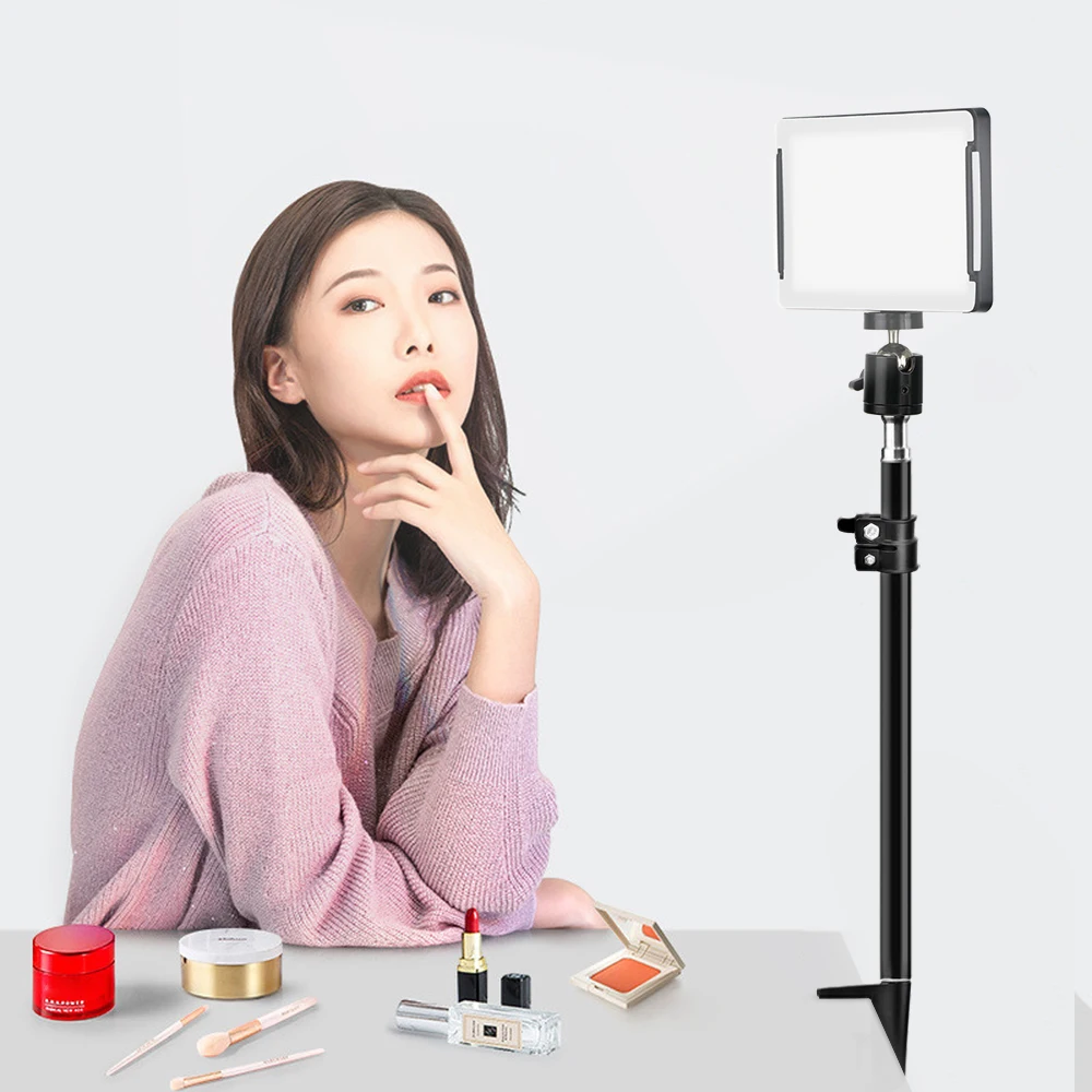 LED Video Light Photography Lamp with Desktop Bracket Dimmable Professional Photo Studio Lighting For Youtube Live Streaming
LED Video Light Photography Lamp with Desktop Bracket Dimmable Professional Photo Studio Lighting For Youtube Live Streaming
