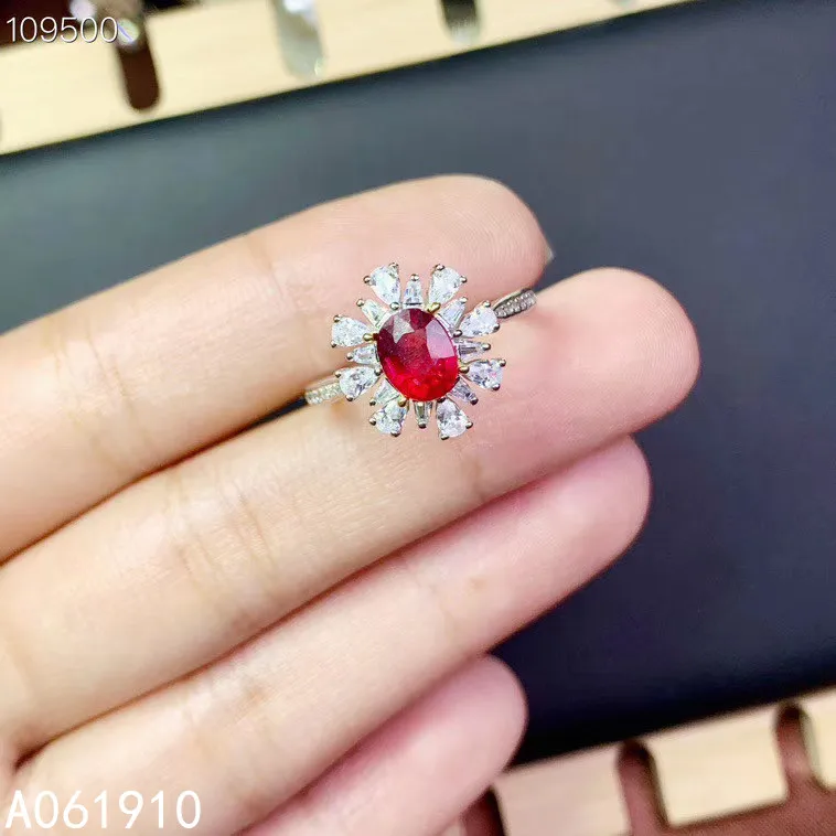 KJJEAXCMY fine jewelry 925 sterling silver inlaid natural ruby gemstone female ring support detection exquisite
KJJEAXCMY fine jewelry 925 sterling silver inlaid natural ruby gemstone female ring support detection exquisite