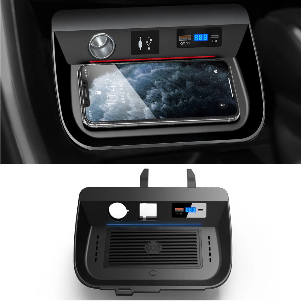 Car Qi Wireless Charger Fast Wireless Charging Car Phone Holder For Toyota RAV4 RAV 4 2019 2020
Car Qi Wireless Charger Fast Wireless Charging Car Phone Holder For Toyota RAV4 RAV 4 2019 2020
