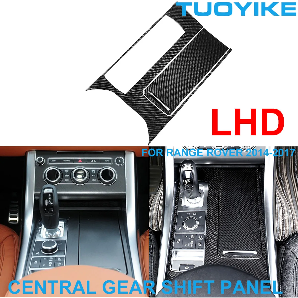 LHD Car Carbon Fiber Central Console Gear Shift Storage Cover Trim Panel For Land Rover Range Rover Sport Evoque Discovery 14-17
LHD Car Carbon Fiber Central Console Gear Shift Storage Cover Trim Panel For Land Rover Range Rover Sport Evoque Discovery 14-17