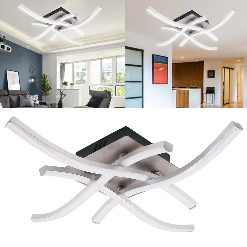 LED Ceiling Lights 12W 18W 24W Led Panel Ceiling Lamps Aluminium Forked Shaped Led Lamp for Living Room Bedroom Hallway Decor
LED Ceiling Lights 12W 18W 24W Led Panel Ceiling Lamps Aluminium Forked Shaped Led Lamp for Living Room Bedroom Hallway Decor