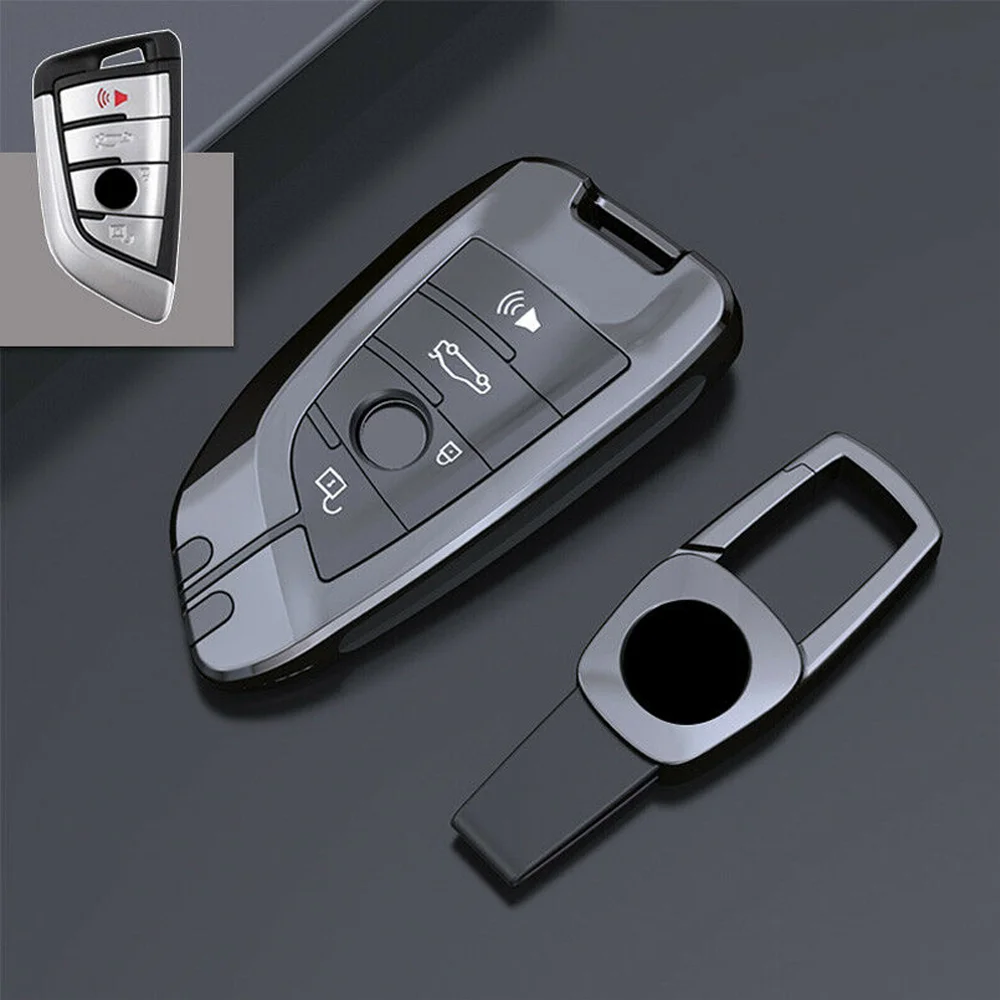 Zinc Alloy Remote Start Car Key Case Fob Shell Cover Keychain Auto Accessories Protector Holder For BMW X1 X4 X5 X6 5 7 Series
Zinc Alloy Remote Start Car Key Case Fob Shell Cover Keychain Auto Accessories Protector Holder For BMW X1 X4 X5 X6 5 7 Series
