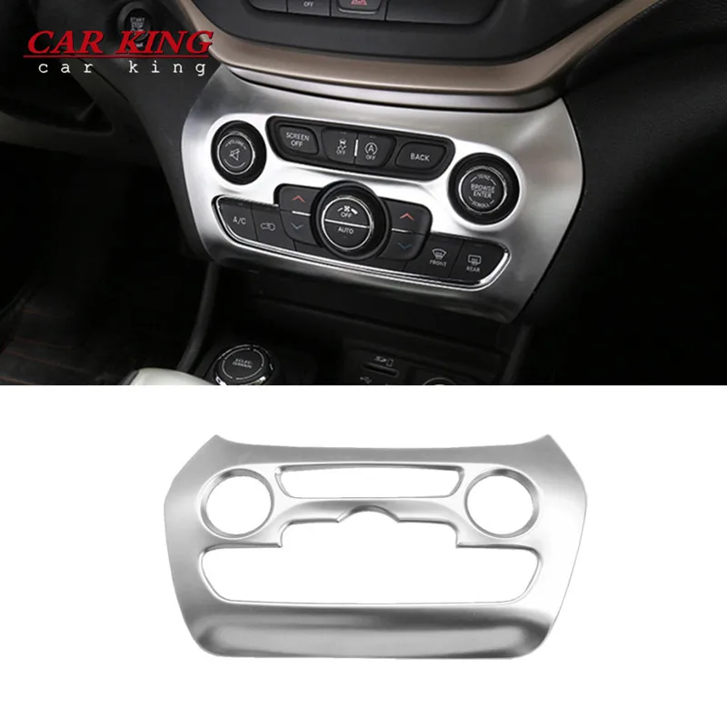 For Jeep Cherokee KL 2014 2015 16-2018 ABS matte Car Interior Accessories Styling Air Conditioning Adjustment Switch Cover Trim
For Jeep Cherokee KL 2014 2015 16-2018 ABS matte Car Interior Accessories Styling Air Conditioning Adjustment Switch Cover Trim
