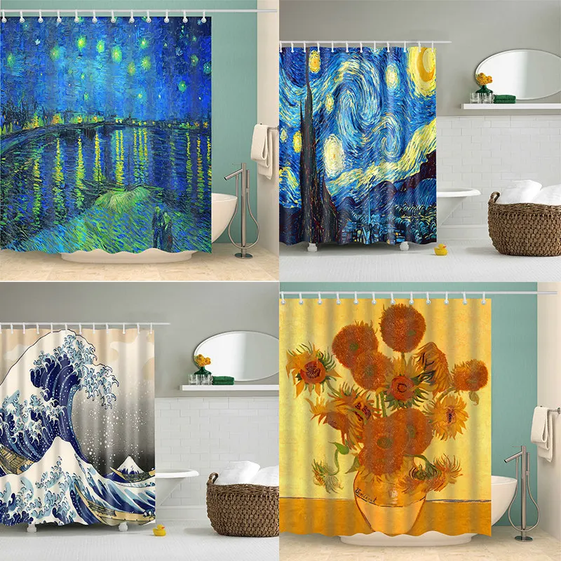 3D Print Painting Shower Curtain Bathroom Waterproof Polyester Bath Curtain Color Bath Decor Curtains With Hooks Flower Curtain
3D Print Painting Shower Curtain Bathroom Waterproof Polyester Bath Curtain Color Bath Decor Curtains With Hooks Flower Curtain