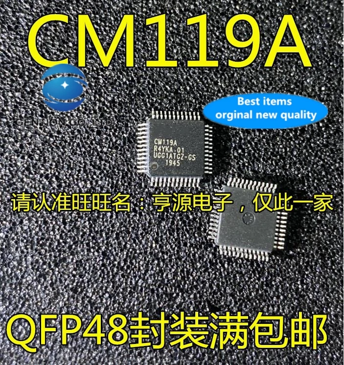 5 шт. CM119 CM119A QFP48 чип аудиоконтроллера IC/USB чип звуковой карты памяти 100% новый и оригинальный
5 шт. CM119 CM119A QFP48 чип аудиоконтроллера IC/USB чип звуковой карты памяти 100% новый и оригинальный