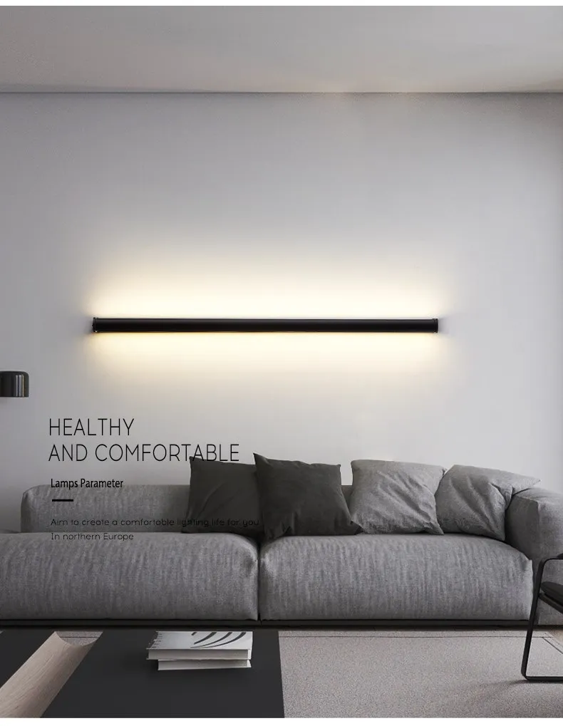 Simple wall lamp bedroom living room background corner atmosphere lamp Nordic led strip study bedside wall lamp wiring-free
Simple wall lamp bedroom living room background corner atmosphere lamp Nordic led strip study bedside wall lamp wiring-free