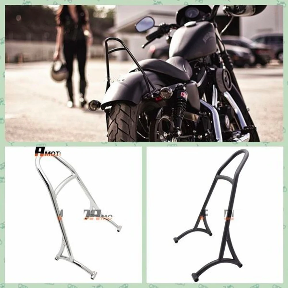 Backrest Passenger Sissy Bar for Harley Davidson.Sportster XL883 XL1200 48 Iron 883 Roadster Nightster Custom Police 04-16
Backrest Passenger Sissy Bar for Harley Davidson.Sportster XL883 XL1200 48 Iron 883 Roadster Nightster Custom Police 04-16