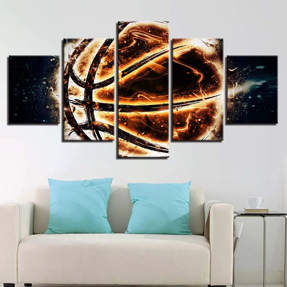 5 Pieces Abstract Burning Basketball Posters Modular Canvas HD Prints Paintings Wall Art Pictures Home Decor No Framed
5 Pieces Abstract Burning Basketball Posters Modular Canvas HD Prints Paintings Wall Art Pictures Home Decor No Framed