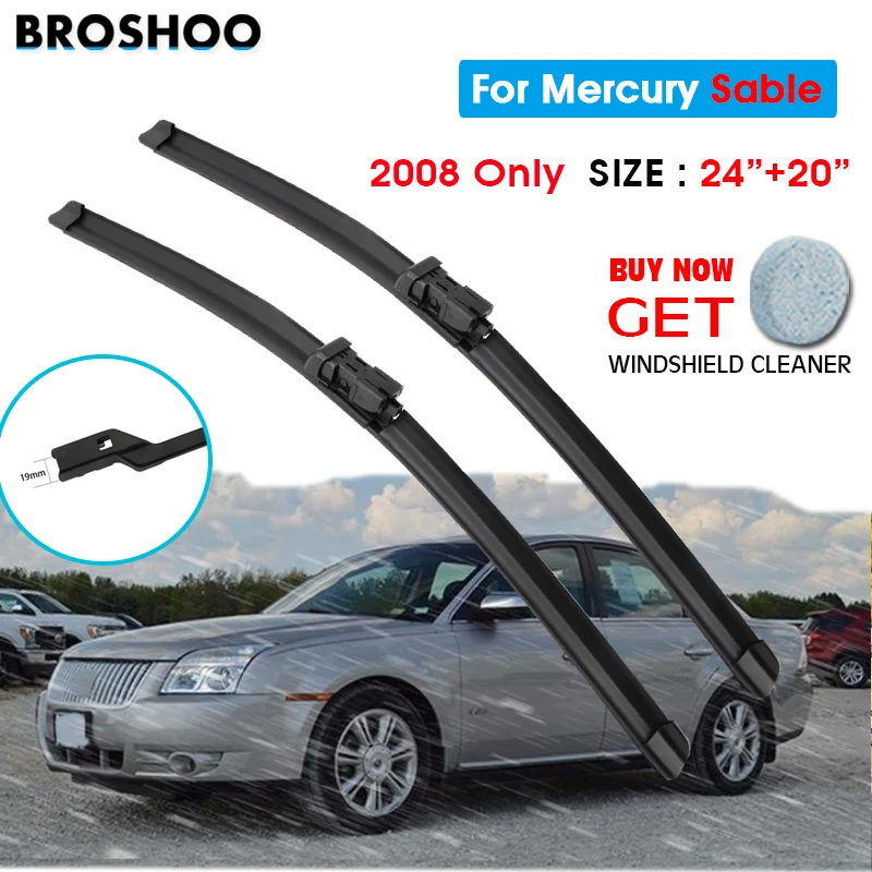 Car Wiper Blade For Mercury Sable 24"+20" 2008 Only Auto Windscreen Windshield Wipers Blades Window Wash Fit Push Button Arm
Car Wiper Blade For Mercury Sable 24"+20" 2008 Only Auto Windscreen Windshield Wipers Blades Window Wash Fit Push Button Arm