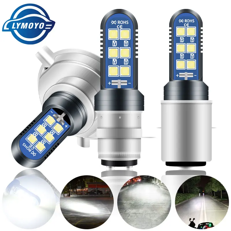 1PC P15D H4 H6M BA20D led motorcycle headlight bulb p15d 3030LED Motorcycle Scooter Light Lamp Moto Accessories 6000K ba20d leD
1PC P15D H4 H6M BA20D led motorcycle headlight bulb p15d 3030LED Motorcycle Scooter Light Lamp Moto Accessories 6000K ba20d leD
