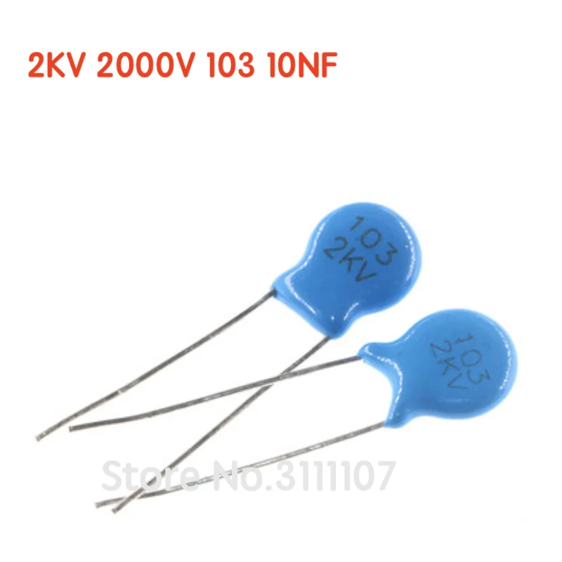 100PCS/LOT 2KV 103 10NF High Voltage Ceramic Capacitors DIP Capacitance 2000V 10nf
100PCS/LOT 2KV 103 10NF High Voltage Ceramic Capacitors DIP Capacitance 2000V 10nf