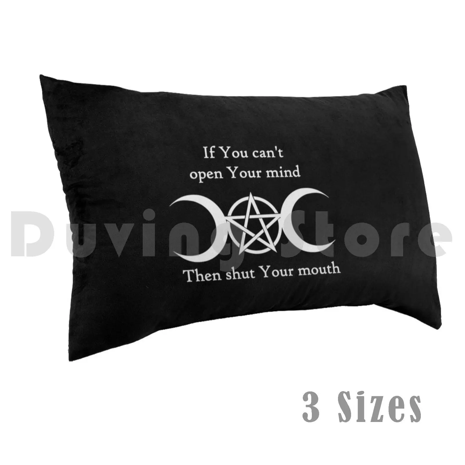If You Can't Open Your Mind... pillow Case DIY 50 * 70 Witchy Wicca Pentacl Goddess Pagan Tripple Moon
If You Can't Open Your Mind... pillow Case DIY 50 * 70 Witchy Wicca Pentacl Goddess Pagan Tripple Moon