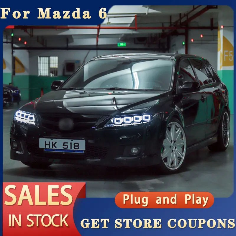 Для Mazda 6 Полные светодиодные фары 2003-2015 Для Mazda6 Светодиодные фары дальнего ближнего света DRL 4 светодиодные линзы Динамический указатель поворота Передняя лампа
Для Mazda 6 Полные светодиодные фары 2003-2015 Для Mazda6 Светодиодные фары дальнего ближнего света DRL 4 светодиодные линзы Динамический указатель поворота Передняя лампа