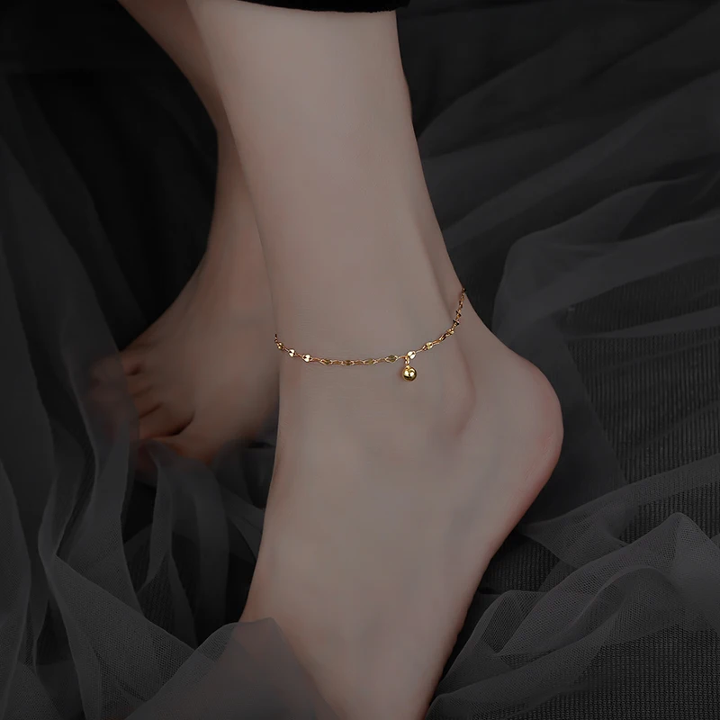 Bracelet On The Leg Sandals Women Gold Anklet Silver 925 Chain Foot Jewelry Fashion Female Sandals With Strap Ankle Friends Gift
Bracelet On The Leg Sandals Women Gold Anklet Silver 925 Chain Foot Jewelry Fashion Female Sandals With Strap Ankle Friends Gift
