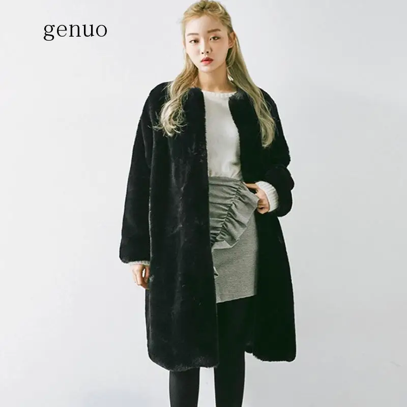 White Warm Fur Long Sleeve O-neck Jacket Winter Fashion Women Faux Fur Furry Coat Outerwear Overcoat 3XL
White Warm Fur Long Sleeve O-neck Jacket Winter Fashion Women Faux Fur Furry Coat Outerwear Overcoat 3XL