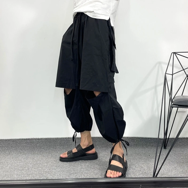 Men's Harlan Pants Spring And Autumn New Black Knee Openings With Holes In The Fashionable Casual Oversized Pants
Men's Harlan Pants Spring And Autumn New Black Knee Openings With Holes In The Fashionable Casual Oversized Pants