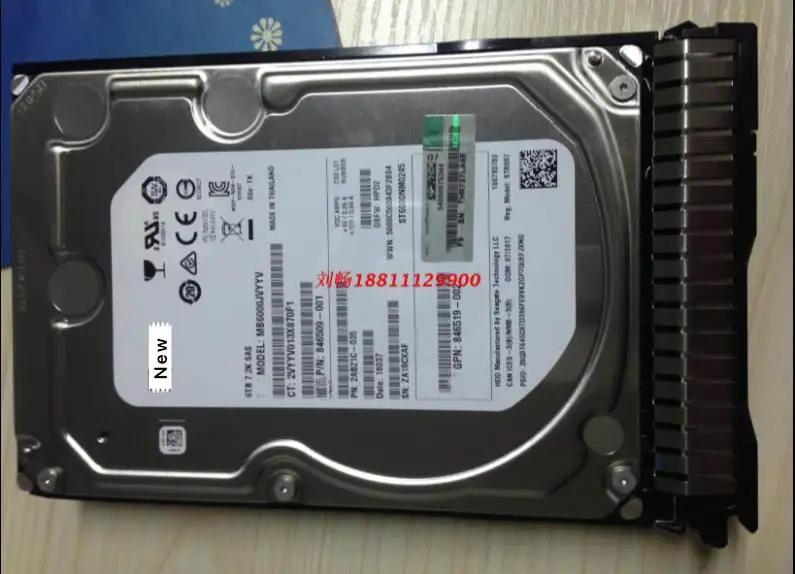 846514-B21 6TB 12G SAS 7.2K LFF MDL SC Ensure New in original box. Promised to send in 24 hours
846514-B21 6TB 12G SAS 7.2K LFF MDL SC Ensure New in original box. Promised to send in 24 hours