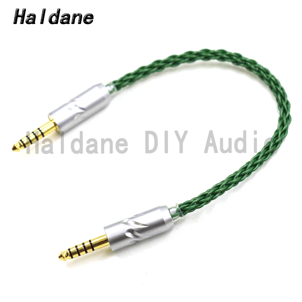 Haldane 26AWGx8 OCC Silver 4.4 Balanced Male to Male Adapter Cable Fever Recording for Audio Eadphone Amplifier Furutech-Type
Haldane 26AWGx8 OCC Silver 4.4 Balanced Male to Male Adapter Cable Fever Recording for Audio Eadphone Amplifier Furutech-Type