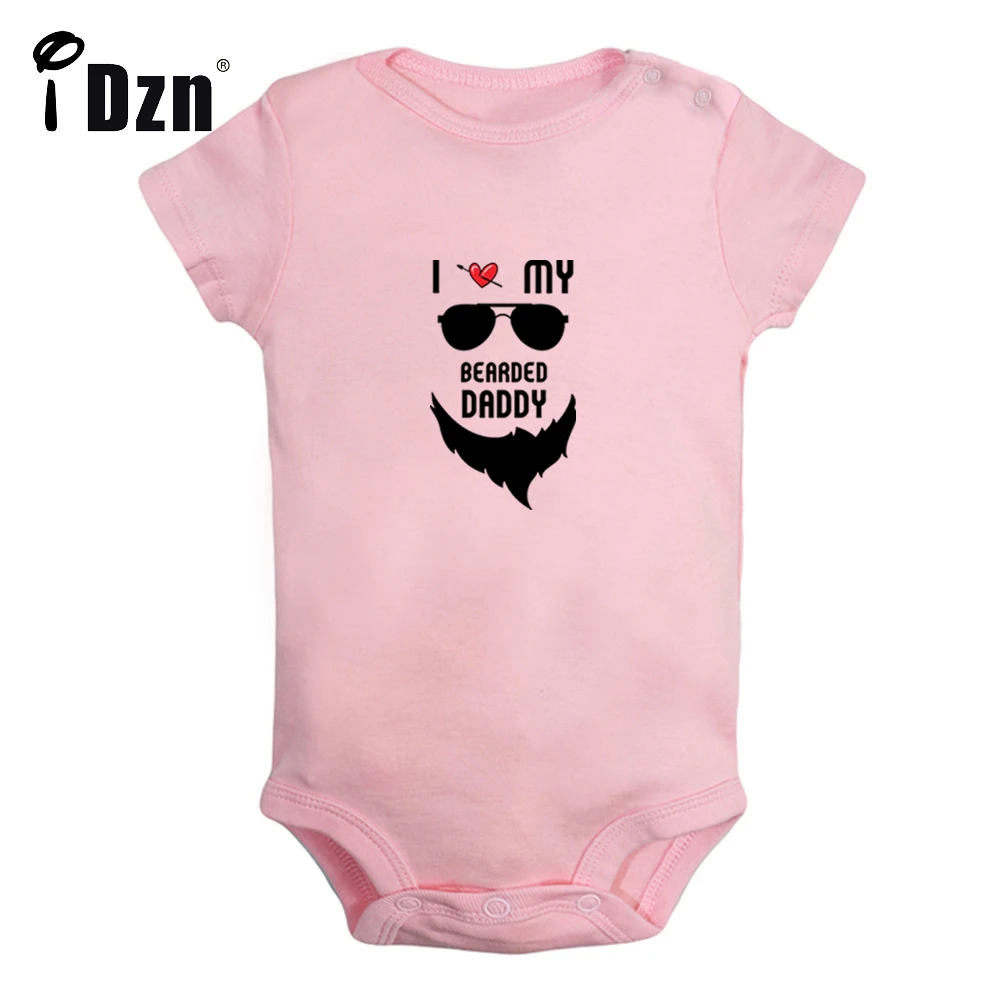 I Love My Bearded Daddy Baby Boys Fun Rompers Baby Girls Cute Bodysuit Infant Short Sleeves Jumpsuit Newborn Soft Clothes
I Love My Bearded Daddy Baby Boys Fun Rompers Baby Girls Cute Bodysuit Infant Short Sleeves Jumpsuit Newborn Soft Clothes