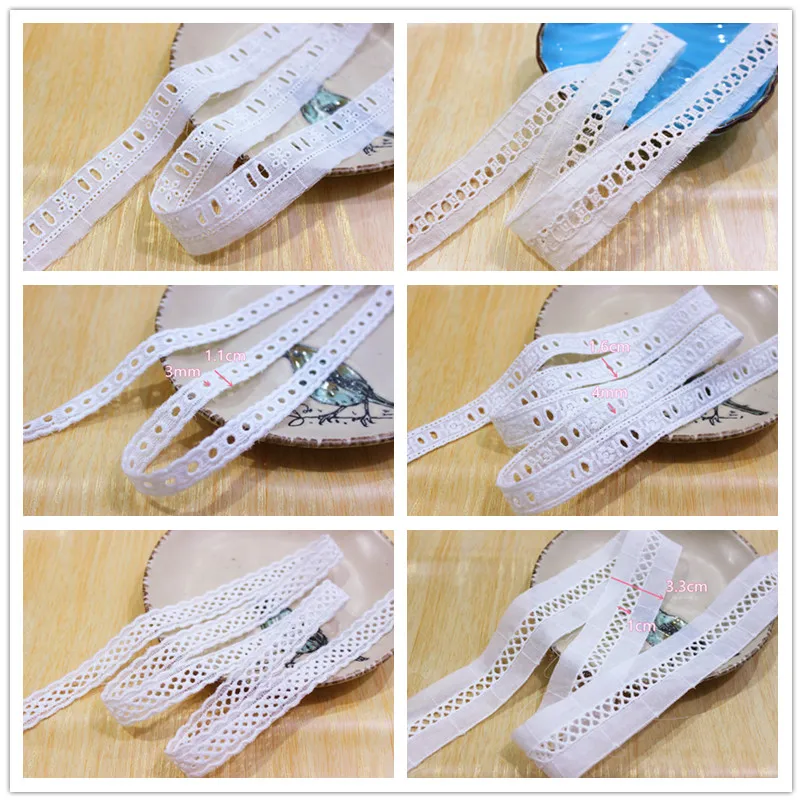 Lace Trim 20 Yard Ivory White Cotton Cloth Embroidery Ribbon Tapes Dress Top Clothing Sewing Fabric M4F211
Lace Trim 20 Yard Ivory White Cotton Cloth Embroidery Ribbon Tapes Dress Top Clothing Sewing Fabric M4F211